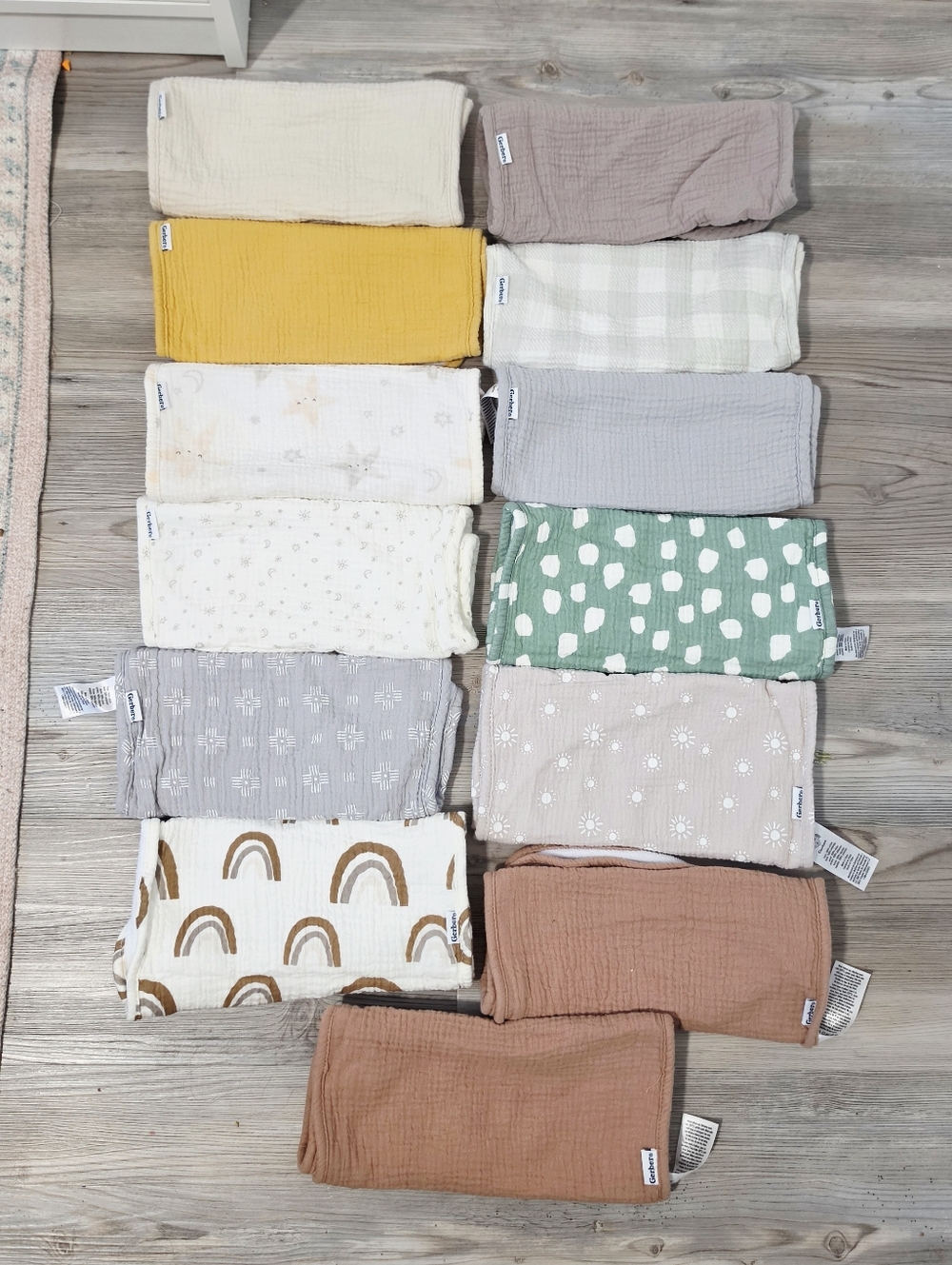 Gerber Unisex Burp Cloth Bundle